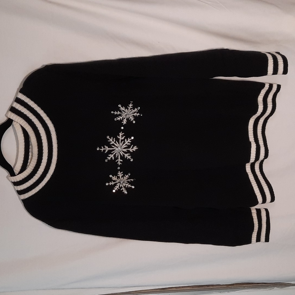 C. J. Banks Black Sweater - Size 1X